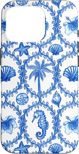 Vista 20 de Funda con estampado hawaiano para iPhone 16, nieta costera, niña de coco