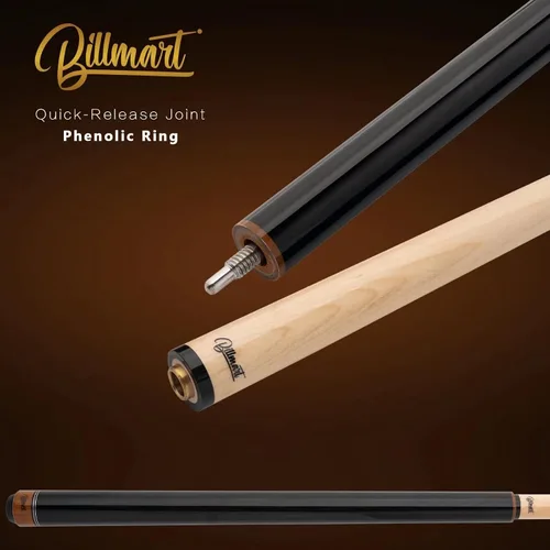 Vista 4 de Billmart Taco de billar Heavy Hitter Jump Break, taco de 3 piezas Jump/Break, 25 oz Hard-Hitting Maple Jump Break Cue