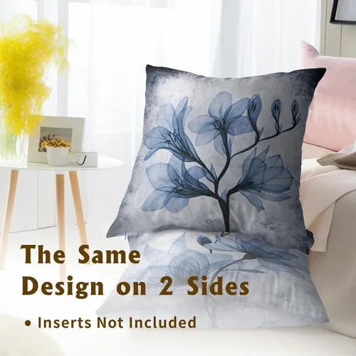 Vista 19 de Giwawa Juego de 2 fundas de almohada decorativas con diseño floral de girasol de 16 x 16 pulgadas, fundas de cojín decorativas para el hogar, sofá