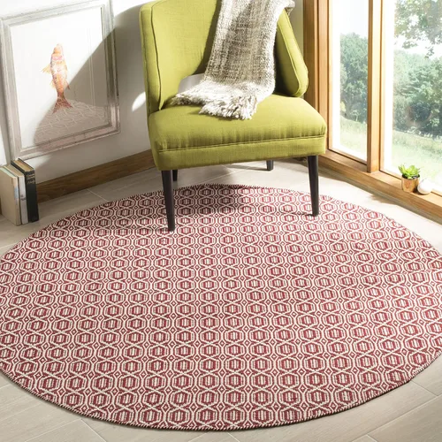 Vista 10 de SAFAVIEH Colección Montauk - Alfombra decorativa de 3 x 5 pies, color marfil y azul marino, tejido plano bohemio hecho a mano, de algodón, ideal