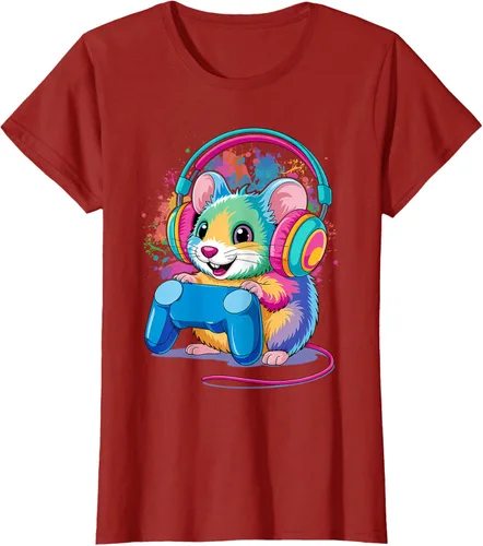 Vista 42 de Mouse Gaming Animal Video Games Funny T-Shirt