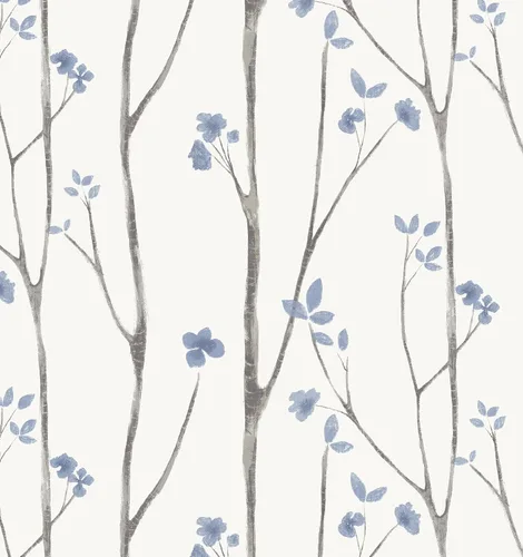 Vista 28 de Timeet - Papel pintado floral blanco y rosa, papel de pared moderno, papel de contacto para despegar y pegar, autoadhesivo, extraíble