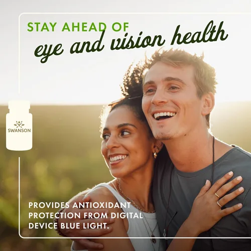 Vista 2 de Swanson Synergistic Eye Health - Suplemento de luteína y zeaxantina - 60 cápsulas blandas - Lutemax Luteína 20 mg y OmniXan Zeaxantina 2 mg