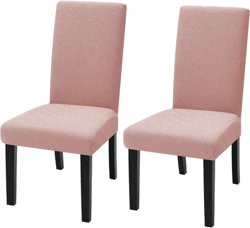 Vista 49 de YEMYHOM Funda elástica para silla con respaldo de 1 pieza con diseño jacquard más reciente, funda para silla con respaldo antideslizante, protector