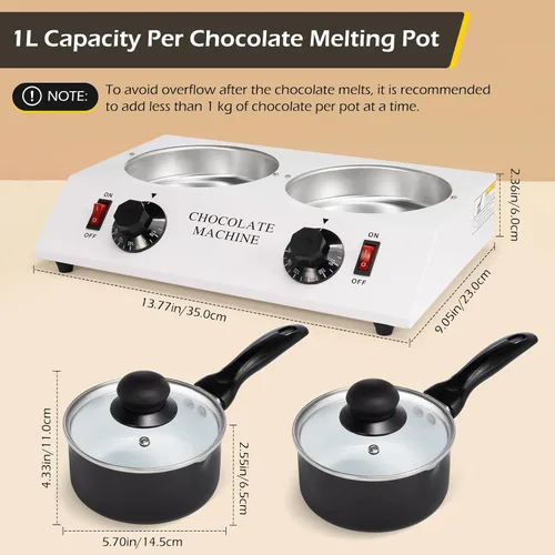 Vista 2 de Dyna-Living - Olla para derretir chocolate con doble olla