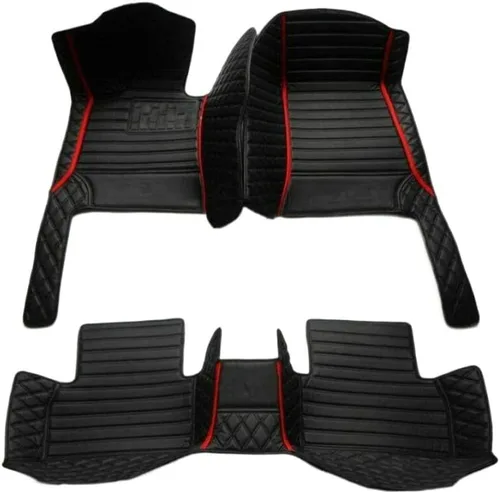 Vista 14 de Alfombrillas personalizadas para Prado Sedan 2000-2023, cobertura completa de accesorios para piso interior del vehículo (beige)