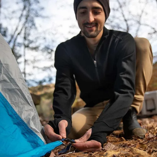 Vista 9 de Minus33 Merino Wool Wilderness Expedition - Cremallera completa