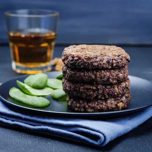 Vista 8 de Augason Farms Mezcla para Hamburguesas de Frijoles Negros, Cubo de 4 Galones, Certificado Sin Gluten, Suministro de Alimentos de Emergencia, Para