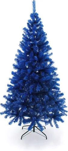 Vista 5 de Perfect Holiday Árbol de Navidad de pino canadiense negro de 4 pies 291 puntas, diámetro 30 pulgadas Incluye soporte de metal (PVC-4BLK)
