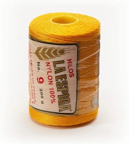 Vista 40 de N° 9 - 100% Cordón de Hilo de Nylon Omega para Tejer y Crochet - 01 Blanco