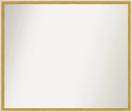 Vista 165 de Amanti Art Espejo de baño blanco para sobre el fregadero, 22 x 45 pulgadas, espejo de tocador rectangular blanco Lucie, marco de madera moderno