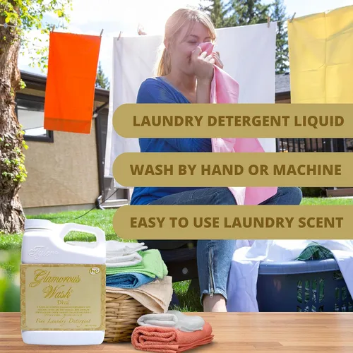 Vista 4 de Worldwide Nutrition Paquete Compatible con Tyler Glamorous Wash Diva Detergente Líquido para la Ropa - Lavable a Mano y a Máquina Detergente