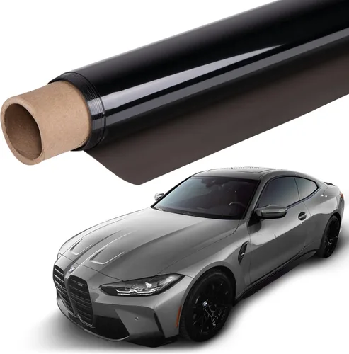 Vista 7 de TRUE LINE Automotive - Película tintada de 2 capas de Nano Carbono para ventanas de coches - 5% de tinte (56 cm x 2,1 m) - Bloquea el 99%