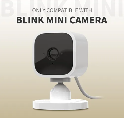 Vista 2 de Blink Mini Mount, soporte de pared resistente adhesivo duradero para Blink Mini cámara interior, sin taladros, sin tornillos, decora sin daños