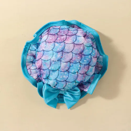 Vista 28 de Traje de baño de una pieza con cremallera de manga larga para bebé niña con gorro