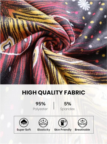 Vista 5 de QIANXIZHAN - Pantalones harén para mujer, pantalones bohemios de yoga con cintura alta y bolsillos