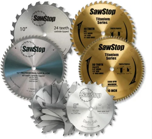Vista 2 de SawStop Hoja de carpintería Titanium Series Premium - 80 dientes BTS-P-80HATB