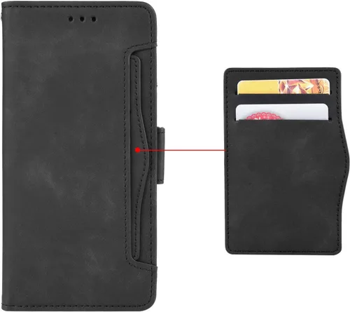Vista 3 de Funda compatible con Nothing Phone 1, compatible con Nothing Phone 1 [Ranura doble para tarjetas] [Soporte abatible] [Funda para teléfono]