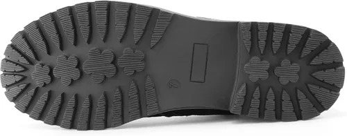 Vista 4 de Hawkwell Botines de piel de ante con cremallera y tacón bajo para mujer