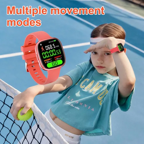 Vista 2 de LogHog Reloj deportivo digital para adolescentes de 5 a 16 años, rastreador de actividad con reloj despertador, monitor de sueño, clima