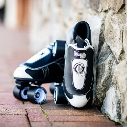 Vista 5 de VNLA Patines de Jam Tuxedo Junior - Patines de Roller Unisex para Interiores para Trucos, Jam y Patinaje de Velocidad