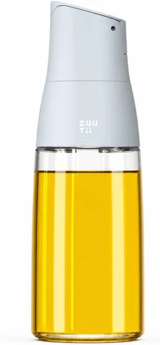 Vista 12 de Dispensador de Aceite de Oliva Zuutii, Envase de Aceite sin Goteo para Cocina. Dispensador de Vinagre, Botella de Vidrio para Cocina, 500ML, Crema