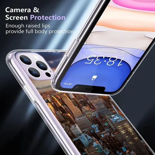 Vista 3 de Atsthetic - Funda para iPhone 14, funda protectora de TPU suave y transparente a prueba de golpes, regalo para niñas y mujeres