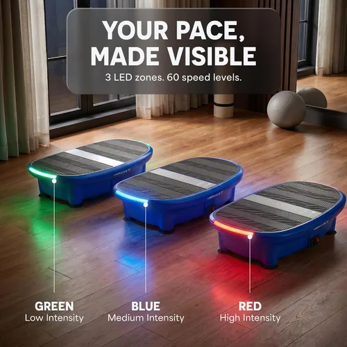 Vista 4 de Lifepro CosmoPlate/VibranceX Vibration Plate with Bluetooth or LED Models Oscillation Motor, Remote Control, Non-Slip Surface & Feet — Vibration