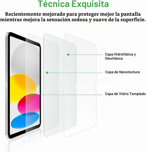 Vista 5 de Bioton - Protector de pantalla para iPad A16 de 11ª/10ª generación (2025/2022)