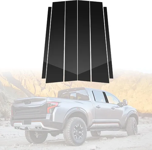 Vista 14 de BASIKER Compatible con Ford Explorer 2002 a 2010 Kit de moldura de poste de pilar con teclado/sin teclado, cubierta de pilar B de ventana de puerta