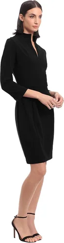 Vista 2 de Donna Morgan Vestido elegante de mujer con cuello de muesca y vestido de oficina