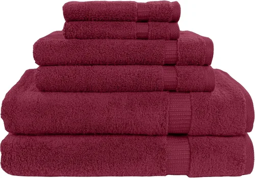 Vista 12 de MyPillow MyTowels - Juego de 6 toallas de baño, 100% algodón, suaves y absorbentes, para baño, 2 toallas de baño, 2 toallas de mano, 2 paños