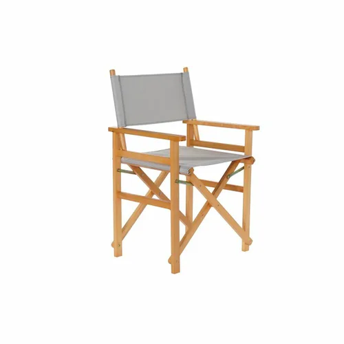 Vista 2 de Silla de Jardín DKD Home Decor Gris Natural Pino 56 x 48 x 87 cm (56 x 48 x 87 cm)