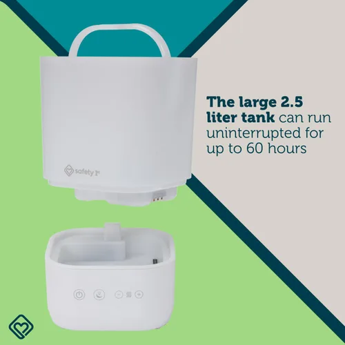 Vista 6 de Safety 1st Humidificador de llenado superior de niebla fría, color blanco