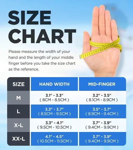 Vista 5 de 10 Waterproof Winter Gloves Men, Touchscreen Fingers Snow Ski Gloves Women, 5-Layer Touch Screen Cold Weather Gloves