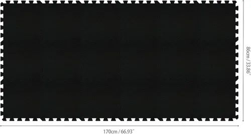 Vista 2 de qqpp - 18 tapetes de goma de etilvinilacetato tipo rompecabezas para piso, alfombra de juego para bebé, tapete de ejercicio para entrenamiento