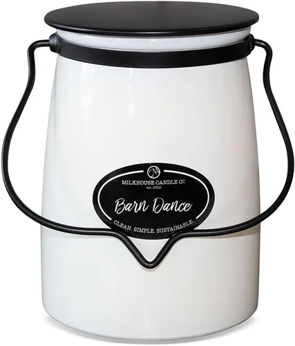 Vista 12 de Milkhouse Candle Company, Colección Creamery Glow - Vela perfumada de soja: Vela de lechera, Barn Dance, 14 oz Clean-Burning, Soy Wax, Cotton