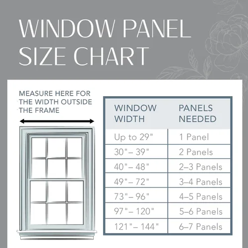 Vista 7 de Elrene Home Fashions 026865643039 - Cortina de ventana para interior/exterior con solapa sólida en la parte superior