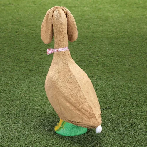 Vista 5 de Fox Valley Traders Gaggleville Easter Bunny Girl/Boy/Brown Outfit, Fits 23" H Large Porch Goose