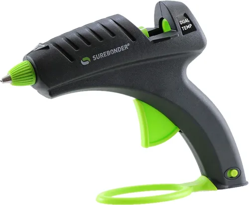 Vista 3 de Surebonder DT-270FKIT Pistola de pegamento de doble temperatura de tamaño completo con 12 barras de pegamento estándar multiusos de 4 pulgadas