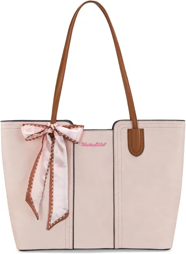 Vista 18 de Montana West - Bolsos de mano para mujer, bolso tipo satchel con asa superior mediana