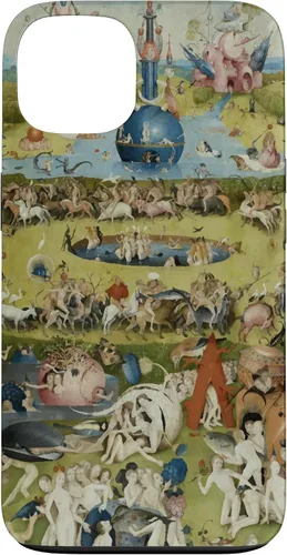 Vista 7 de Hieronymus Bosch - Carcasa para iPhone 17, diseño de jardín de las delicias terrenales