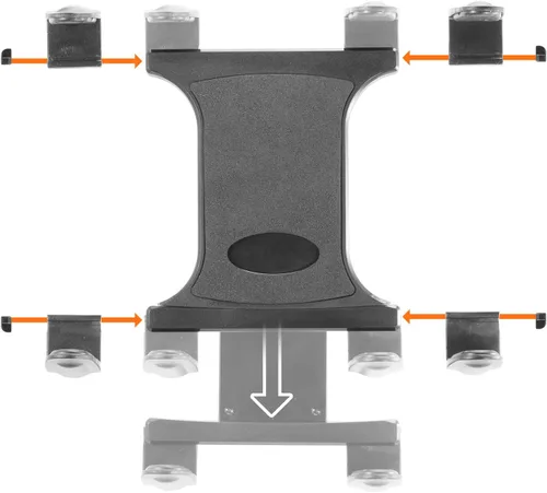 Vista 4 de iBOLT Tabdock - Extensor delgado de ventosa - Soporte para tu parabrisas, tablero o escritorio - Compatible con todas las tabletas de 7 a 18.4
