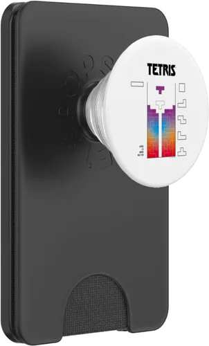 Vista 8 de Tetris Color Fade Game Art PopSockets intercambiables PopGrip