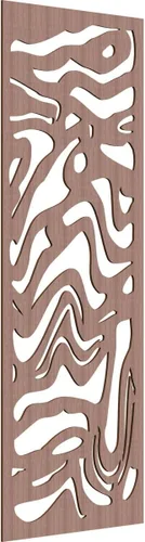 Vista 144 de 9 3/8"W x 24 3/8"H x 1/4"T Northfield Decorativos Paneles de Pared de Madera Calado, Abedul