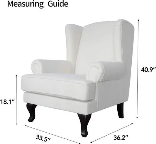 Vista 5 de Easy Going - Funda elástica para sillón (2 piezas); funda protectora de muebles, suave con parte inferior elástica, tejido de jacquard y elastano