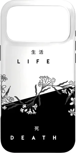 Vista 22 de Life Death Flowers - Funda de regalo japonesa minimalista con luz oscura para iPhone 17