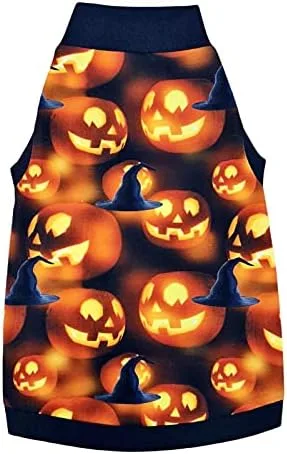Vista 3 de Camiseta de gato sin pelo Luciano's Halloween para Sphynx y gato desnudo (grande)