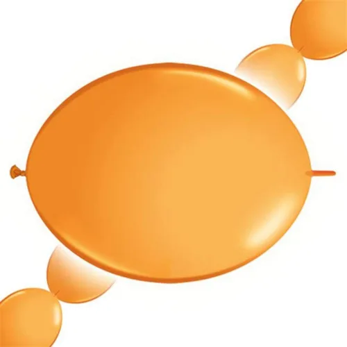 Vista 2 de Qualatex Quick Link Globos - Blanco - Bolsa de 50, 12
