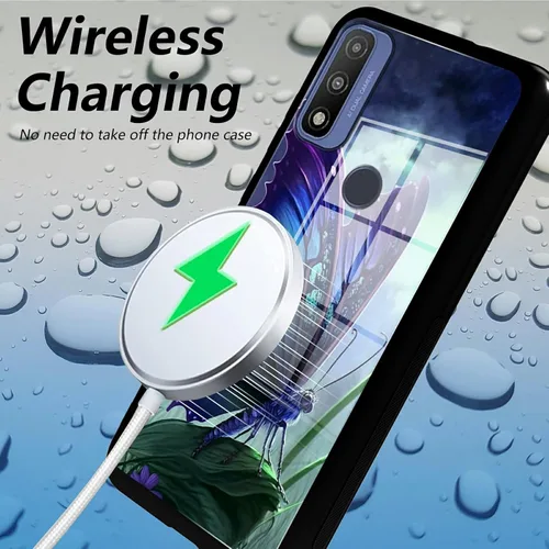Vista 230 de Funda para Motorola Moto G Stylus 5G 2021 de vidrio templado, funda negra con diseño de mujer negra africana para mujeres y hombres, antiarañazos, a